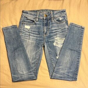 American Eagle Outfitters Skinny Blue Jeans Vintage